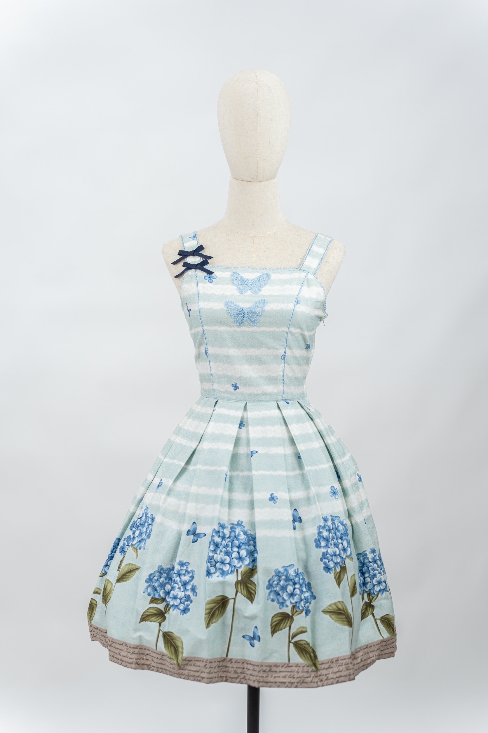 【レンタル】Innocent World 紫陽花と蝶のジャンパースカート