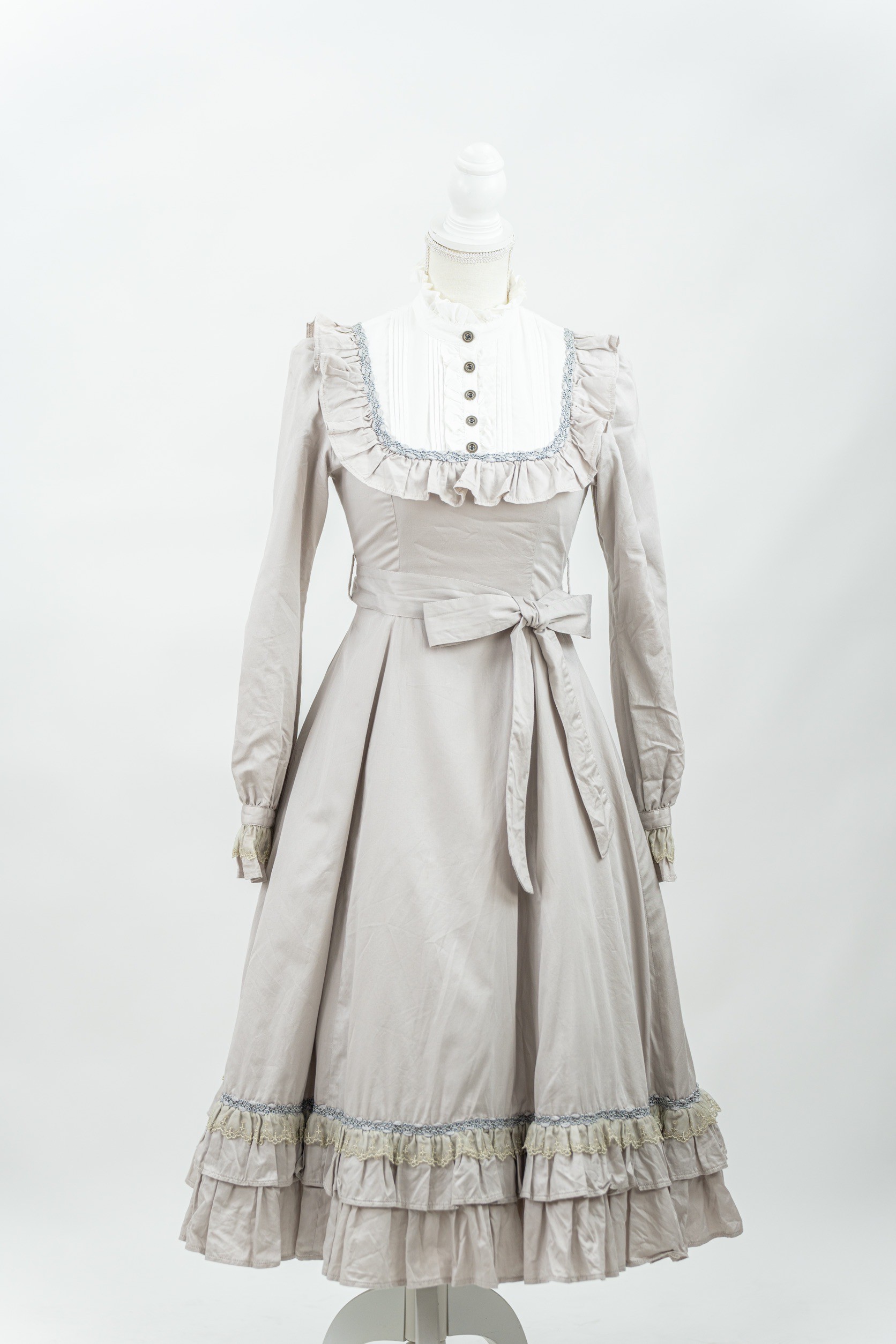 【レンタル】Victorian maiden クラシカルドールロングドレス　グレージュ