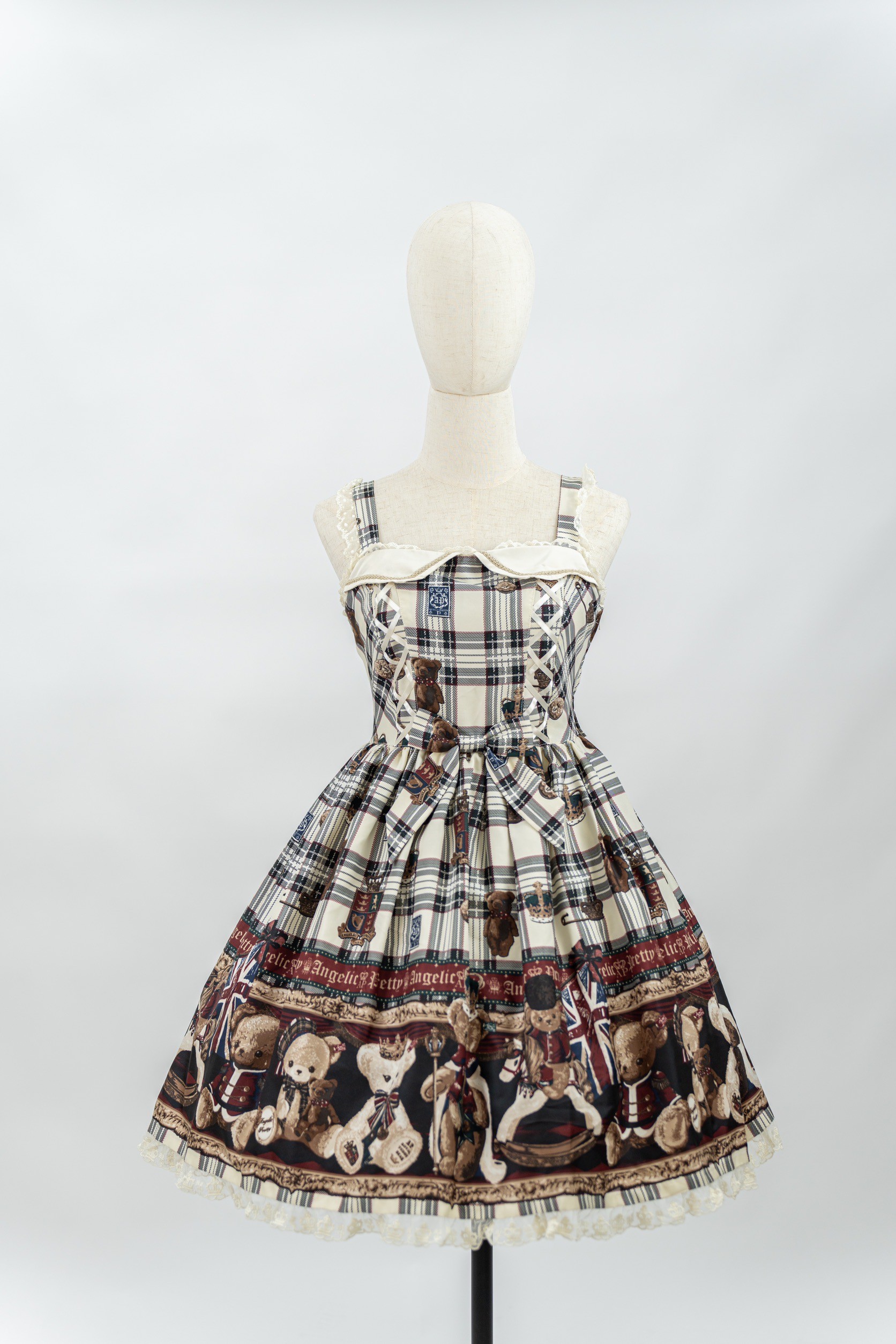 【レンタル】Angelic Pretty British bear ジャンパースカート