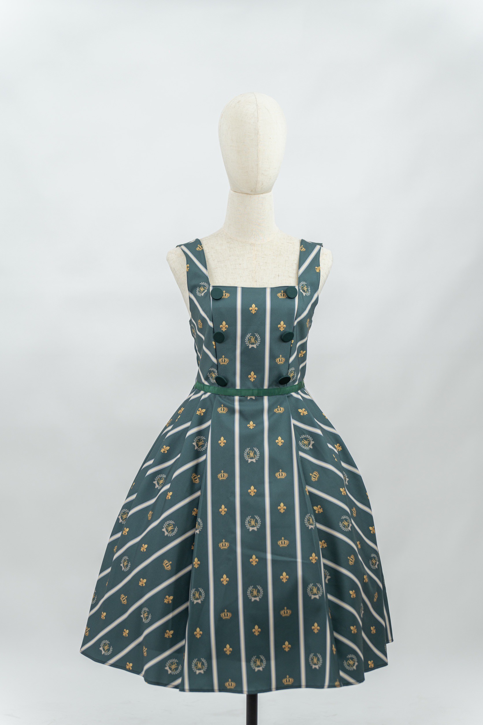 【レンタル】Melody BasKet Schoolレジメンタルストライプジャンパースカート